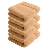 100% Cotton Hand Towels 600 Gsm | Super Soft, Absorbent, Quick Dry Hand Towel For Gym & Workout (Beige, Pack Of 4)