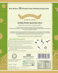 San-Cha Superior Grade Matcha Green Tea - 50gm, 1.7 Ounce | Authentic Japanese Matcha Green Tea Powder - Environment Friendly & Made In Corn Fiber | High Caffeine