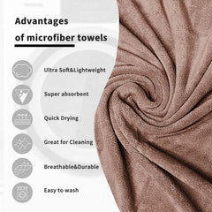 Sassoon Venir Microfiber XXL Men Bath Towel 450 Gsm | Ultra Soft Material, Towel For Daily Use (Peanut)