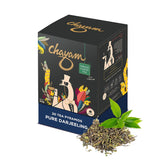 Chayam Pure Darjeeling Tea - 20 Pyramid Tea Bags | Premium Whole Leaf Black Tea - Make Iced Or Hot Tea | Low Caffeine, Gluten Free