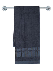 Jockey 100% Cotton T161 Bath Towels 600 Gsm | Soft & Absorbent Urban Comfort Bath Towel - Navy Blue