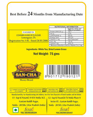 San-Cha Premier Cru Super White Tea - 75gm, 2.6 Ounce | Fresh, Sweet & Lush Organic Darjeeling Tea - Low Caffeine, Richest In Antioxidants