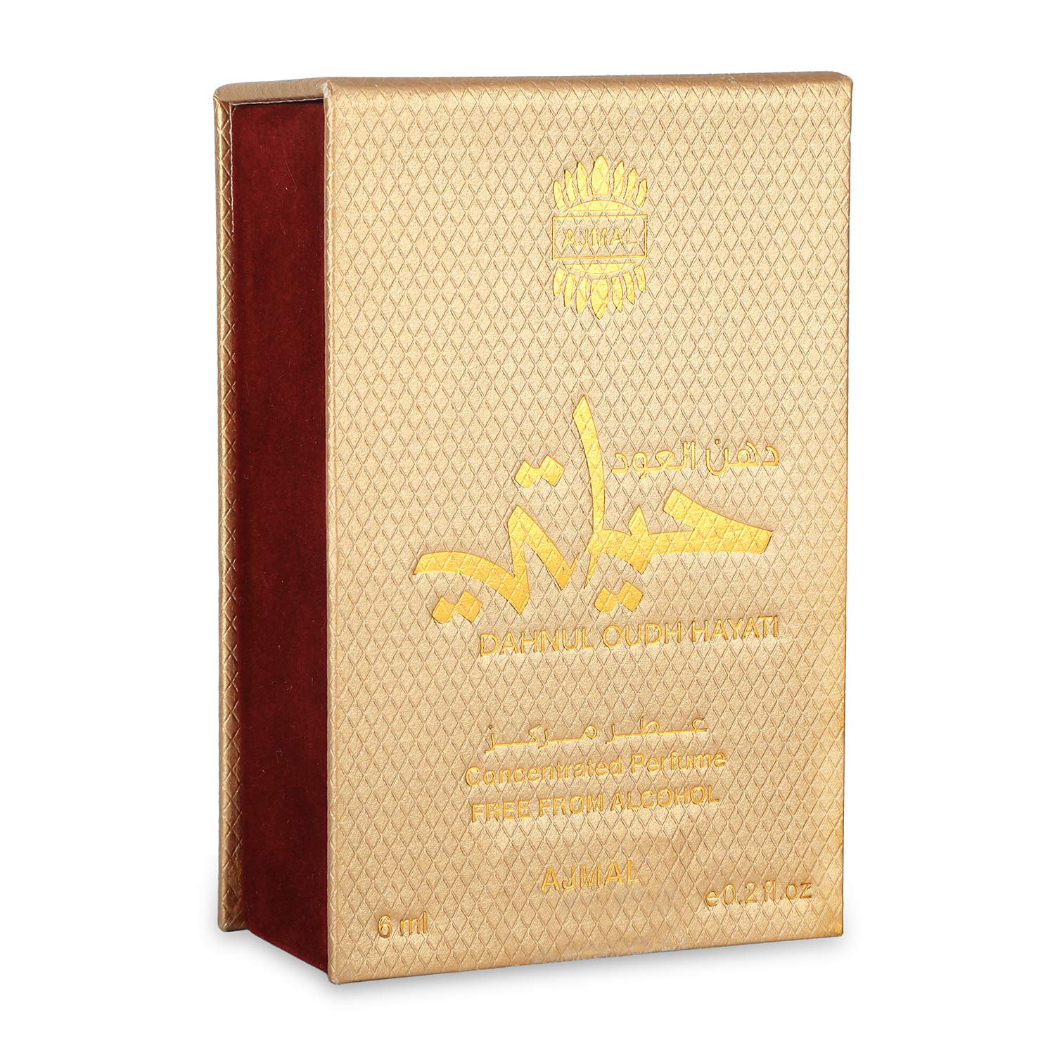 Ajmal Dahnul Oudh Hayati Concentrated Oudhy Perfume Free From Alcohol 6ml 0.2 Fl.oz. | For Unisex Ajmal Dahnul Oudh Hayati Concentrated Oudhy Perfume Free From Alcohol 6ml 0.2 Fl.oz. | For Unisex
