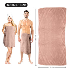 Housse Premium Microfiber Bath Towel 550 Gsm | Extra Large Quick Dry Towels For Women & Men | Super Soft Plush | Ultra Absorbent For Home Swimming Sports & Travel (Tanzine)