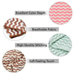 Urbanleaf Super Soft Microfiber Designer Hand Towels 400 Gsm | Gym & Workout Towels Set Of 3 (Multicolour)