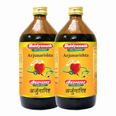 Baidyanath Asli Ayurved Arjunarishta, Herbal Tonic For Healthy Heart, Digestion & Cardiac Function Support | 450ml 0.9lbs Each Pack Of 2