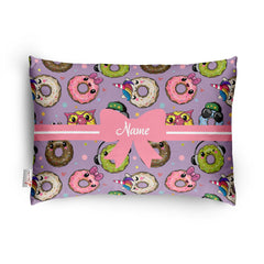 Personalized Pillow For Kids, Super Soft Cotton Kids Cushion - 12 X 18 Inches | Custom Name, For 5 Years Old Kids, Adorable Prints | For Head, Neck Support Baby Pillow - Pillow 08
