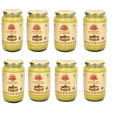 Pure Shudh Indian Desi Cow Bilona Ghee By Gavyratan | Made Using Traditional Bilona Method Pure Desi Ghee Good For Overall Health | 4 Litre (500ml * 8) 135.2 Ounce | Jar Pack