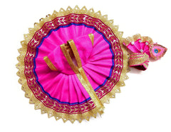 Gold Plated Laddu Gopal Statue, Petal Murti With Dress Combo, Kanha Ji, Brass, Golden Idol - Medium Size, Handmade Idol, Home Decor, Occasion & Festival, Bal Krishna Murti