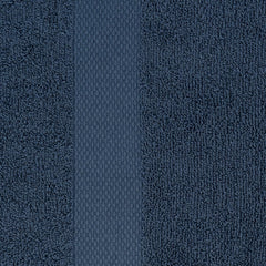 Casa Copenhagen Egyptian Cotton Exotic Hand Towel 400 Gsm (Navy)- 2 Pcs