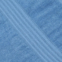 Ojalika Fashion Polycotton Large Size Bath Towel 450 Gsm | Quick Dry, Soft Absorbent Bath Towel (Blue)