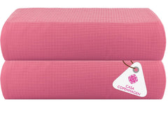 Casa Copenhagen Egyptian Cotton Zero Twist Hand Towel 400 Gsm (Pink) -2 Pcs