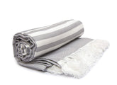 Mush 100% Bamboo Large Bath Towel 280 Gsm | Ultra Soft, Absorbent, Light Weight, & Quick Dry Towel For Bath, Travel, Gym, Beach, Pool & Yoga (Grey), 250 Tc