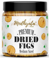 Premium Dried Afghani Anjeer Jar Pack Dried Figs By Medhyata 250gm, | Rich Source Of Fibre Calcium & Iron | Low In Calories And Fat Free | Non-gmo Dried Anjir | 8.8 Ounce