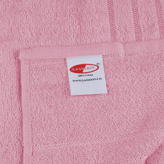 Sassoon Melrose 100% Cotton Hand Towel 400 Gsm | Highly Absorbent, Soft Material Perfect For Daily Use (Pink) -2 Piece