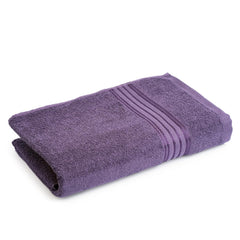 Himêya 100% Cotton Bath Towels 380 Gsm | Large Size Bath Towel For Men & Women (Matt Purple)