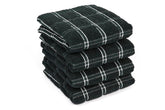 Texstyle 100% Cotton Kitchen Multipurpose Towel 600gsm | Kitchen Cleaning & Quick Drying Of Plates & Glasses, High Absorbency Towel - Pack Of 4 (Green)