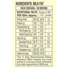 Pure Organic Agmark Cow Ghee By Ksheer | Naturally Rich In Vitamin A & Protein Fiber Healthy Desi Ghee Perfect For Daily Cooking | (1 Litr) 33.8 Ounce | Box Pack