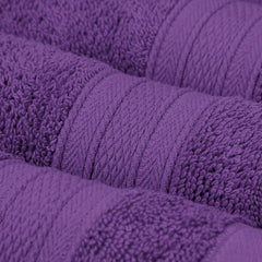 Trident Soft Comfort Air Rich Bath Towels 500 Gsm | 100% Cotton Towel, Super Soft, Highly Absorbent, 12 Pieces (Plum)