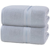 Asrio Oversized Bath Towels 2.5 Kg | 100% Combed Cotton Super Soft Highly Absorbent Luxury Bath Towels Extra Large (Grey)