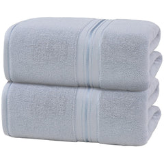 Asrio Oversized Bath Towels 2.5 Kg | 100% Combed Cotton Super Soft Highly Absorbent Luxury Bath Towels Extra Large (Grey)