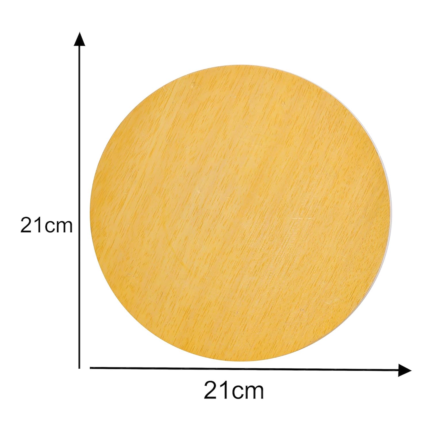 Yellow Wooden Chakla Or Roti Maker Or Rolling Board - 9 Inch | Made In India Yellow Wooden Chakla Or Roti Maker Or Rolling Board - 9 Inch | Made In India