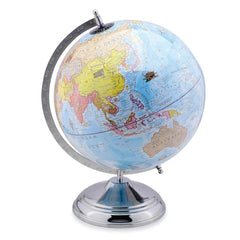 Globe12' Inch With Heavy Metal Base, Designed Specifically For Kids Learning, Office Table, Students Study & Kids Birthday Gift, Pack Of 1