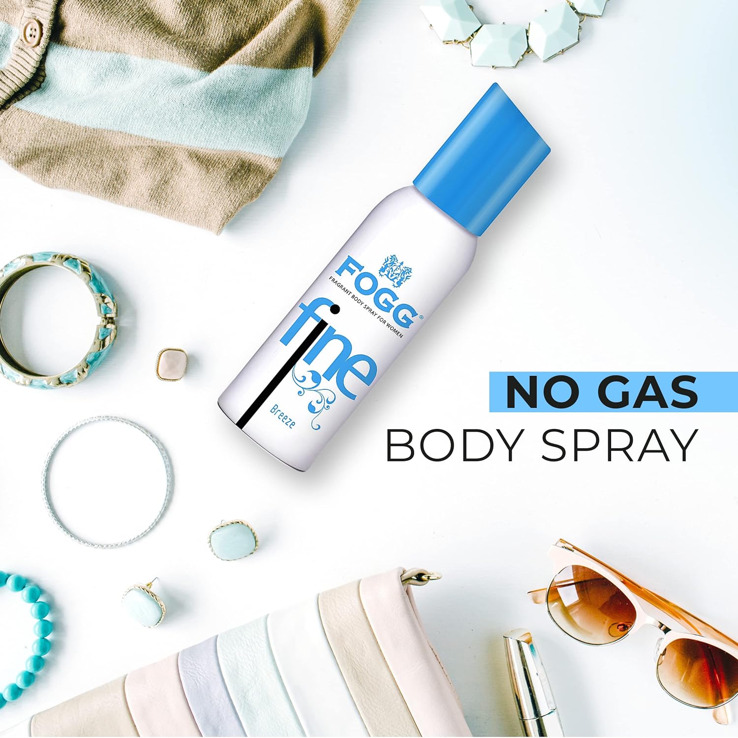 Fogg Fine Breeze No Gas Deodorant For Women | Long-lasting Perfume Body Spray 120ml 4 Fl.oz. Fogg Fine Breeze No Gas Deodorant For Women | Long-lasting Perfume Body Spray 120ml 4 Fl.oz.