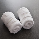 Spread Spain Resort Luxury Hotel & Spa Quality Luxurious Cotton Face Towel 720 Gsm Maximum Softness & Absorbency, Ultra-Durable - White (2 Piece)