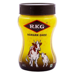 Organic Pure Agmark Ghee By RKG | Nutrient Rich Taste & Aroma Desi Pure Ghee Perfect For Boost Strength | (200ml) 6.7 Ounce | Plastic Bottle