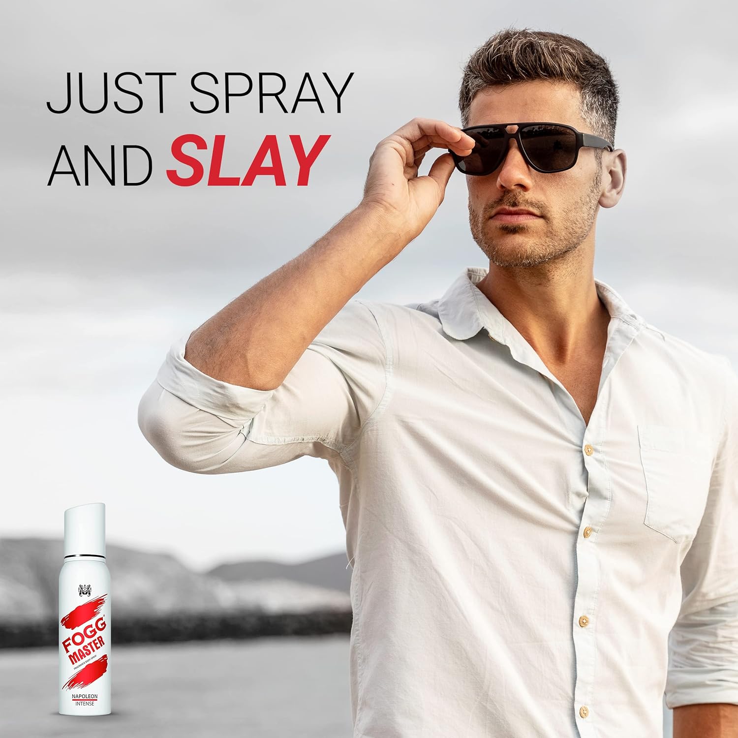 Fogg Master Napoleon Intense No Gas Deodorant For Men | Long-lasting Perfume Body Spray 120 Ml 4 Fl.oz. Fogg Master Napoleon Intense No Gas Deodorant For Men | Long-lasting Perfume Body Spray 120 Ml 4 Fl.oz.