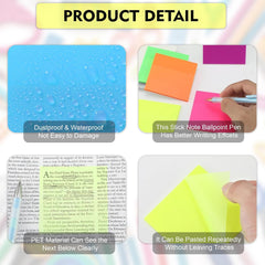 250 Sheet Super Sticky Notepad, Plain Notes For Lists & Longer Notes | 2 Times Sticking Power