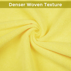 Story@Home Microfiber Cleaning Cloths 360 Gsm | Highly Absorbent, Lint & Streak Free, Multi -Purpose Wash Cloth (Yellow)- Set Of 4