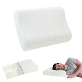 Cervical Pillow For Neck Pain & Shoulder Pain Relief, White - King Size | Memory Foam Pillow For Sleeping - Orthopedic Pillow For Spondylitis | Ortho Neck Support, Contour Medical Pillow