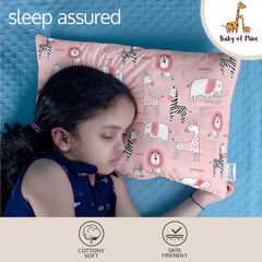 Personalized Pillow For Kids, Super Soft Cotton Kids Cushion - 12 X 18 Inches | Custom Name, For 5 Years Old Kids, Adorable Prints | For Head, Neck Support Baby Pillow - Pillow 09