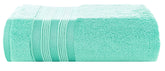 Casa Copenhagen Egyptian Cotton Zero Twist 1 Pcs Large Bath Towel 500 Gsm (Aque Blue)
