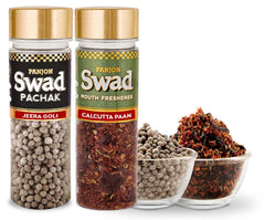 Panjon Swad Pachak Jeera Goli & Mukhwas Dry Calcutta Paan 240gm, (120gm *2 Bottle)
