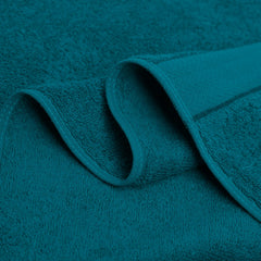 Cloth Fusion 100% Cotton Bath Towels 500 Gsm Large Size Set Of 2, Ultra Soft Bath Towel For Women & Men (Green & Turquoise)