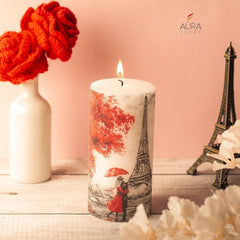 6 INCH PARIS EIFFEL TOWER CANDLE | LOVE OF PARIS CANDLE | BURNING TIME 90 HOURS