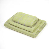 Doctor Towels Banana Double Cloth Towel 1 Bath, 1 Hand & 1 Face Towel 900 Gsm | Super Soft & High Absorbency Towels For Sensitive Skin, Quick Dry Towels (Candy Green) - Set Of 3