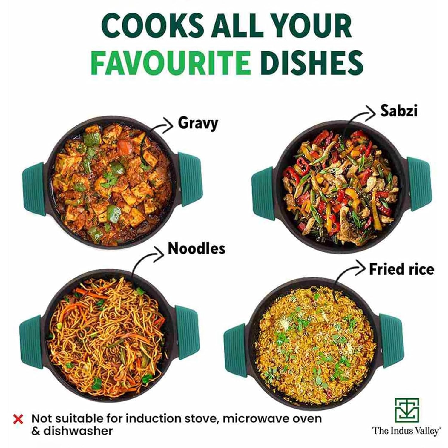 Super Smooth Black Cast Iron Kadai For Deep Frying With Silicon Grip - Medium, 25.4cm, 10 Inch, 2.5 Liters, 2.4 Kg | Naturally Nonstick, 100% Pure & Toxin-Free, No Chemical Coating Super Smooth Black Cast Iron Kadai For Deep Frying With Silicon Grip - Medium, 25.4cm, 10 Inch, 2.5 Liters, 2.4 Kg | Naturally Nonstick, 100% Pure & Toxin-Free, No Chemical Coating