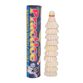 SVR Premium Feather Practice Badminton Shuttlecock , Used In High- Level Tournaments And Competitions | White , Pack Of 10