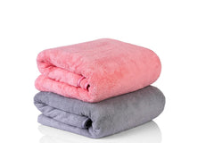Sellsworld Microfiber Large Bath Towel | Quick Dry Super Absorbent Bath Towel For Men & Women | Towel For Bath, Travel, Gym, Beach, Pool & Yoga (Grey & Pink)