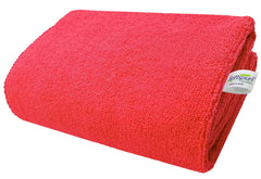 Softspun Microfiber Bath & Hair Care Towel 360 Gsm | Ultra Absorbent Super Soft & Comfortable Quick Drying For Men & Women Daily Use Extra Large Size Towel (Red)