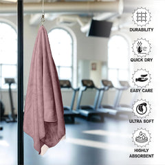 Housse Premium Microfiber Bath Towel 550 Gsm | Extra Large Quick Dry Towels Super Soft Plush | Ultra Absorbent For Home, Swimming, Sports, Travel (Antler)
