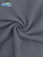 Softspun Microfiber Bath Towel 244 Gsm | Ultra Absorbent Super Soft & Lightweight Quick Drying For Women Daily Use Large Size Towel (Grey)