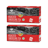 Goodricke Roasted Darjeeling Tea - Pack Of 2 X 25 Tea Bags | Flavoury Golden Orange Pekoe - Premium Black Tea With Rich Taste & Flavor | 100% Pure & Original Long Leaf Chai - Low Caffeine