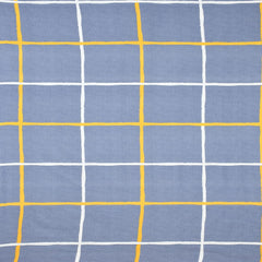 Printed Double Bedsheet With 2 Pillow Cover - 72 X 78 X 6 Inches, Grey | All Around Elastic Fitted Bedsheet | Super Soft Polycotton With 200 Thread Count