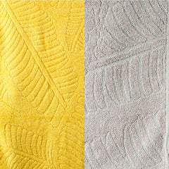Musa Banana Bath Towels 400 Gsm | Towels With Free Bag Terry Towels Large Size | Super Soft & Super Absorbent (Shadow Grey + Golden Sunshine) Pack Of 2