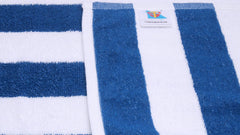 Tharunsha Elite Pure Large Size Cotton Terry Towel 1350 Gsm | For Hair Towel, Gym & Swimming Pool Towel (Navy Blue) - Set Of 3